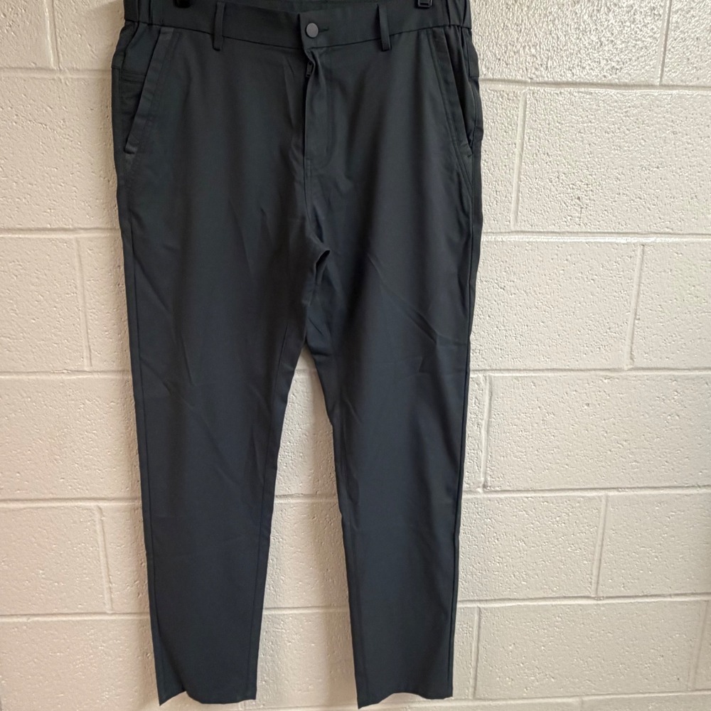 Jack Archer Mens Jetsetter Tech Pants 33x32 Charcoal Grey Slim Tapered Chinos